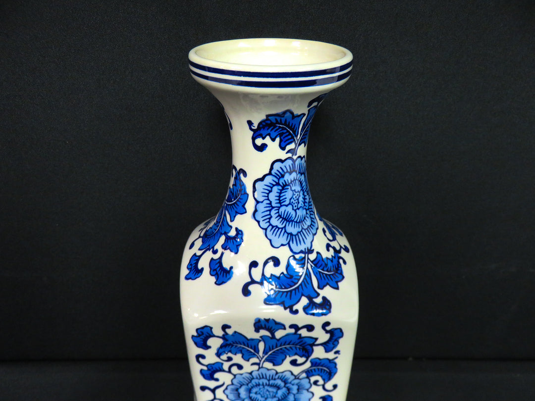 Blue and White Decorative Vessel