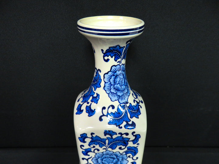 Blue and White Decorative Vessel