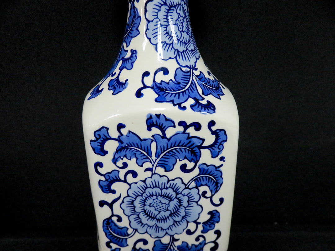 Blue and White Decorative Vessel