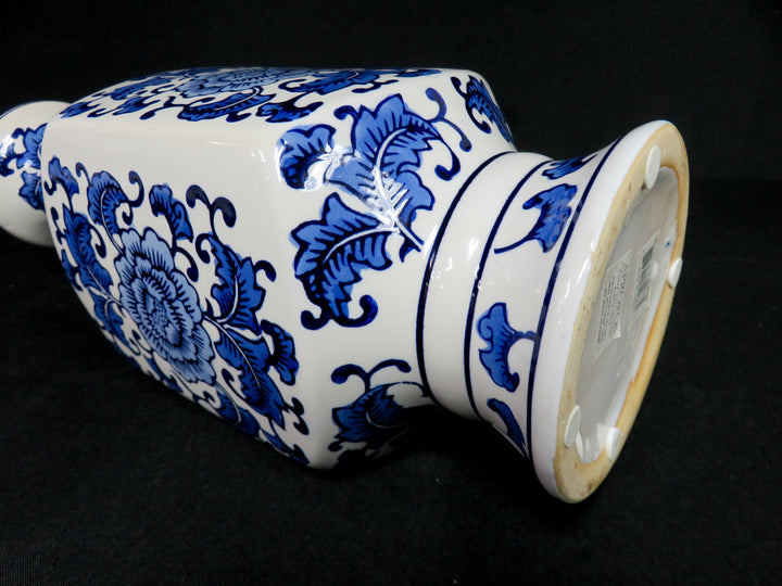 Blue and White Decorative Vessel