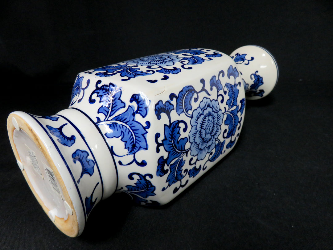Blue and White Decorative Vessel