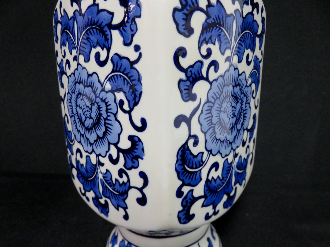 Blue and White Decorative Vessel