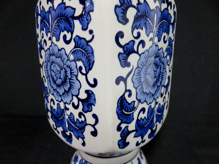 Blue and White Decorative Vessel