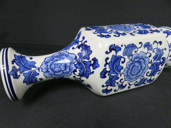 Blue and White Decorative Vessel