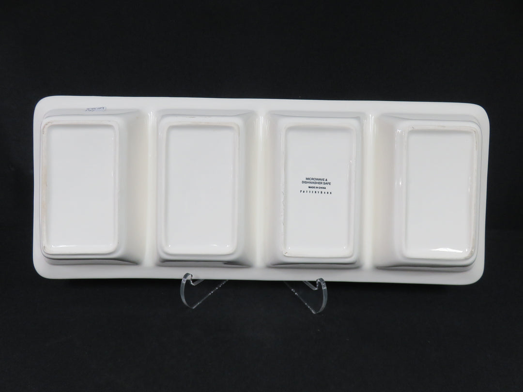 Pottery Barn Hanukkah Divided Dish
