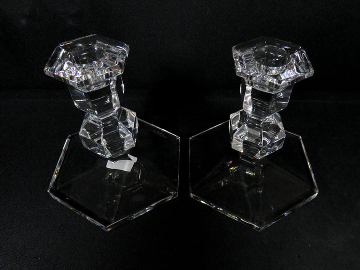 Val St. Lambert Candlesticks
