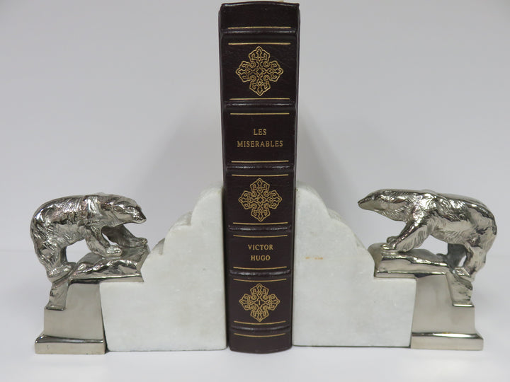 Art Decco Polar Bear Bookends