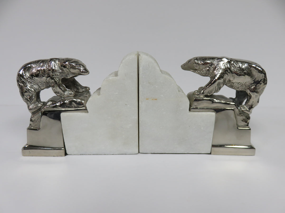 Art Decco Polar Bear Bookends