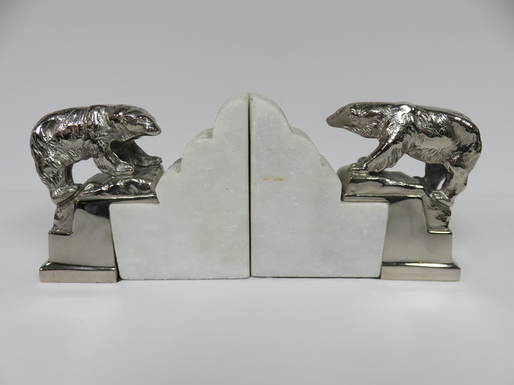Art Decco Polar Bear Bookends