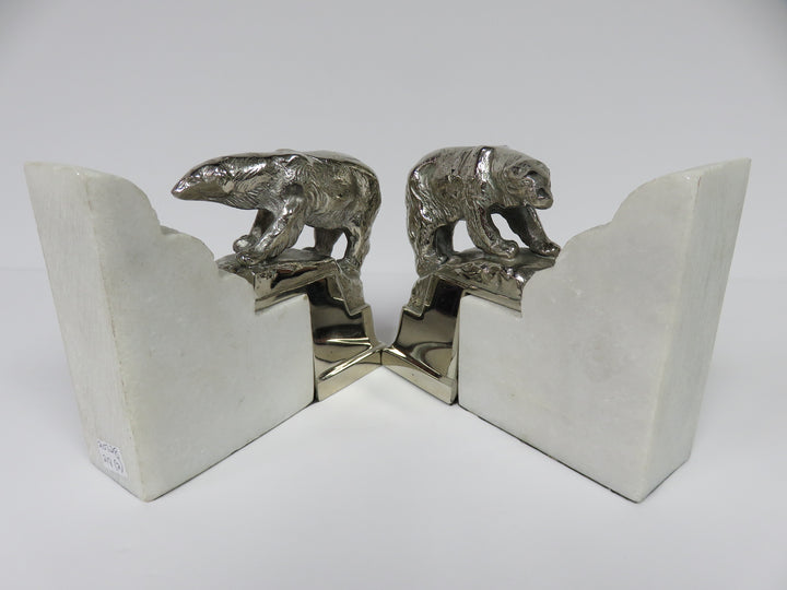 Art Decco Polar Bear Bookends