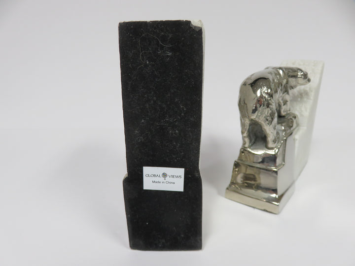 Art Decco Polar Bear Bookends