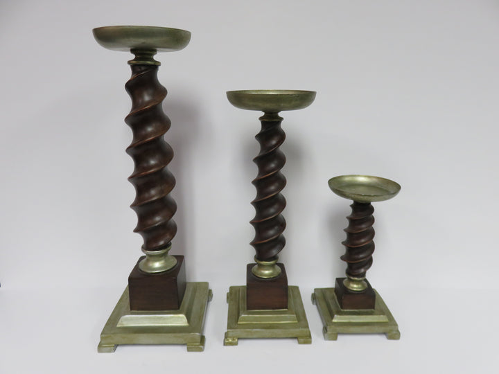 Trio of Candleholders