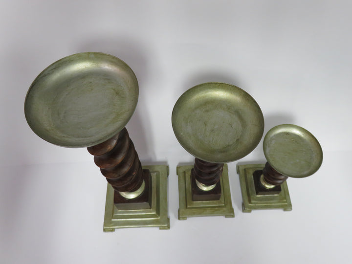 Trio of Candleholders