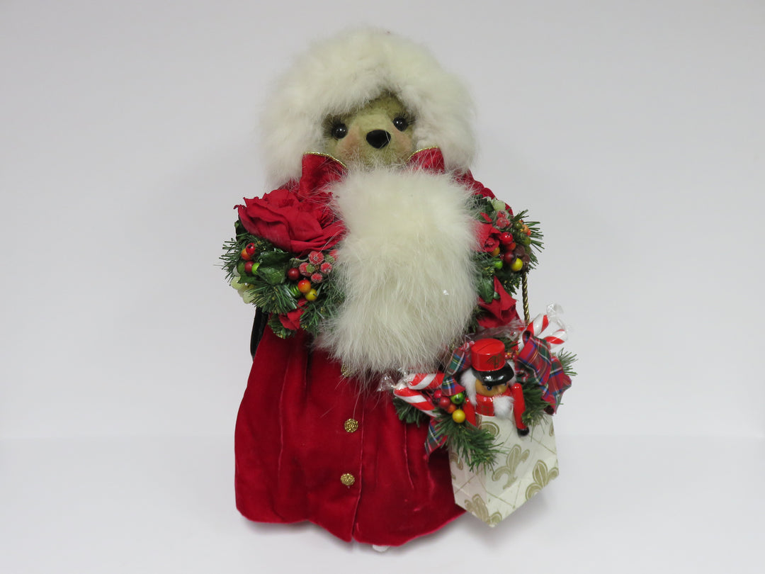 Apple Whimseys Victorian Bear