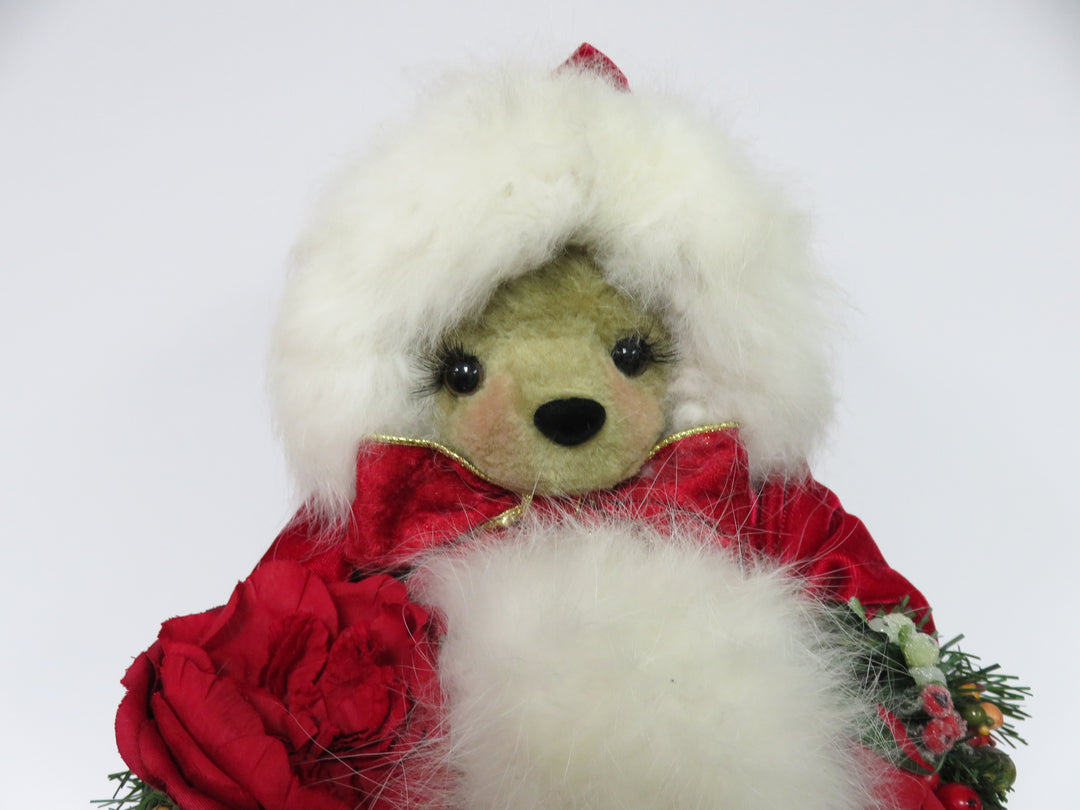 Apple Whimseys Victorian Bear