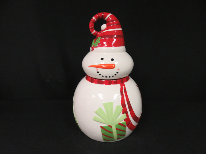 Pier 1 Snowman Cookie Jar