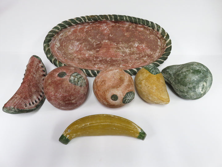 Terra Cotta Bowl and Fruit