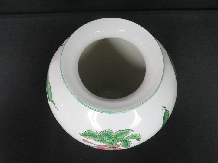 Vegetable Motif Vase