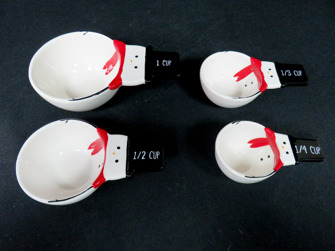 Tag Snowman Measuring Cups