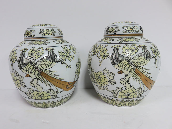 Gold Imari Ginger Jars