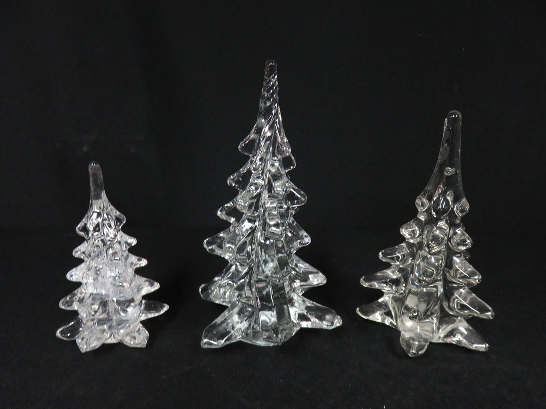 Trio of Glass Trees