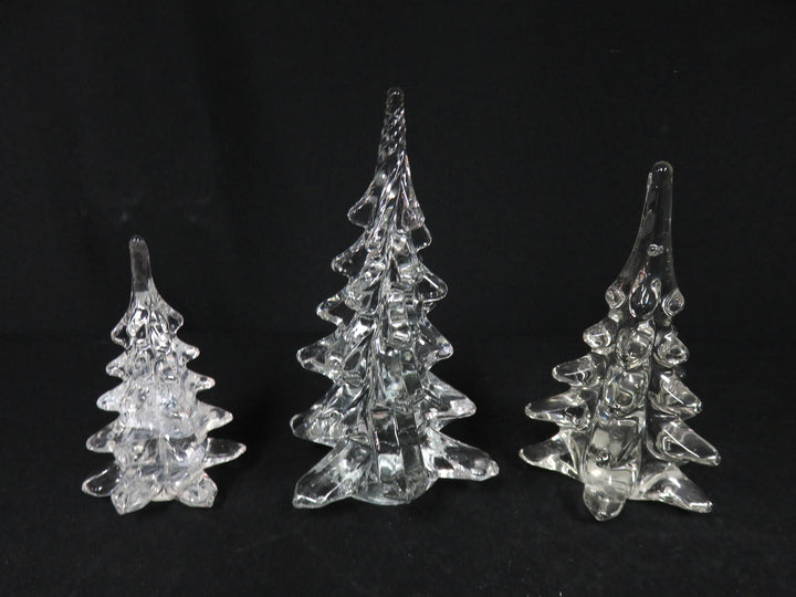 Trio of Glass Trees