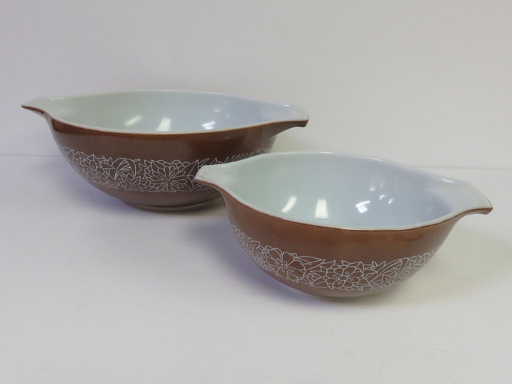 Set of Two Pyrex Bowls