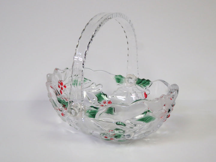 "Holiday Bloom" Acrylic Basket