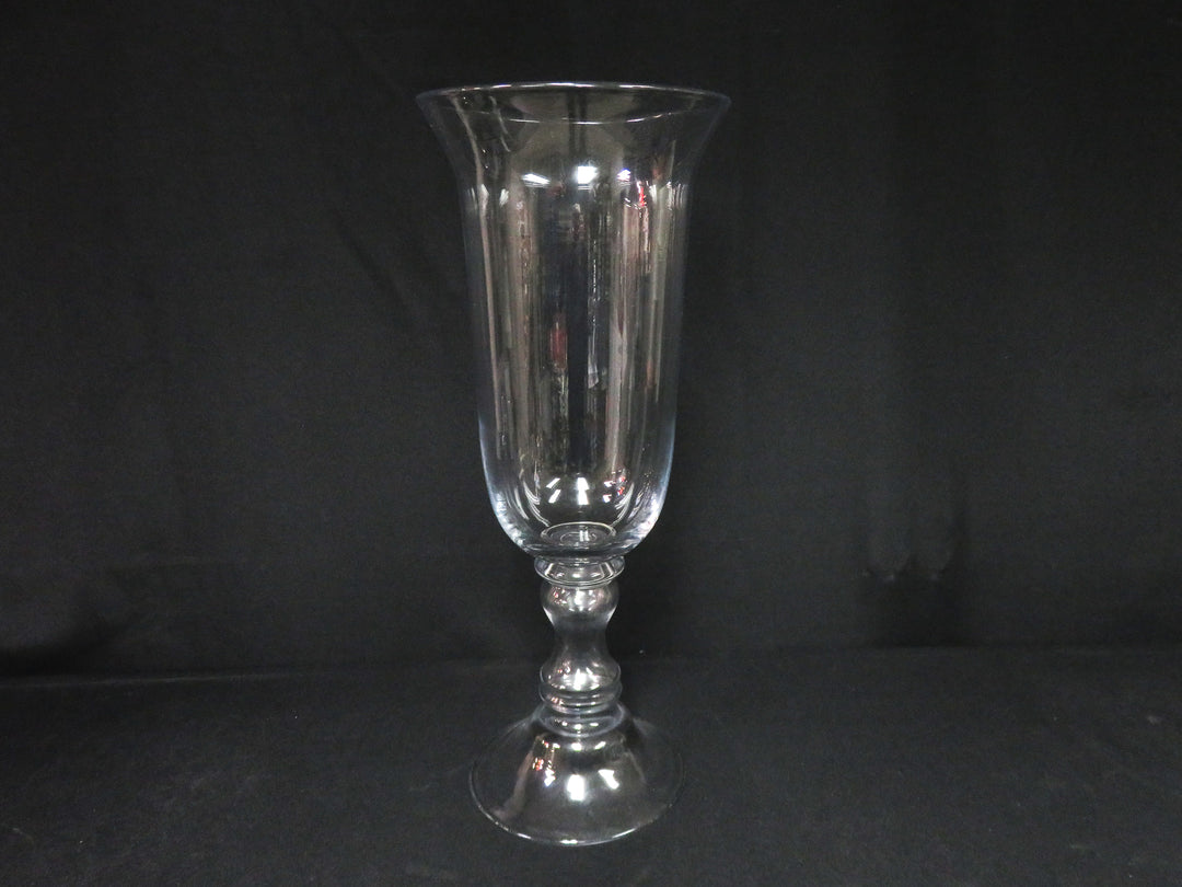 Handlblown Clear Glass Hurricane