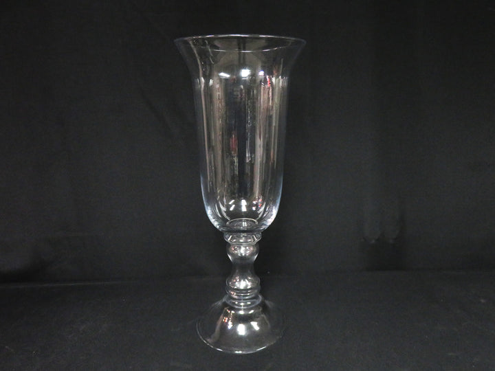 Handlblown Clear Glass Hurricane