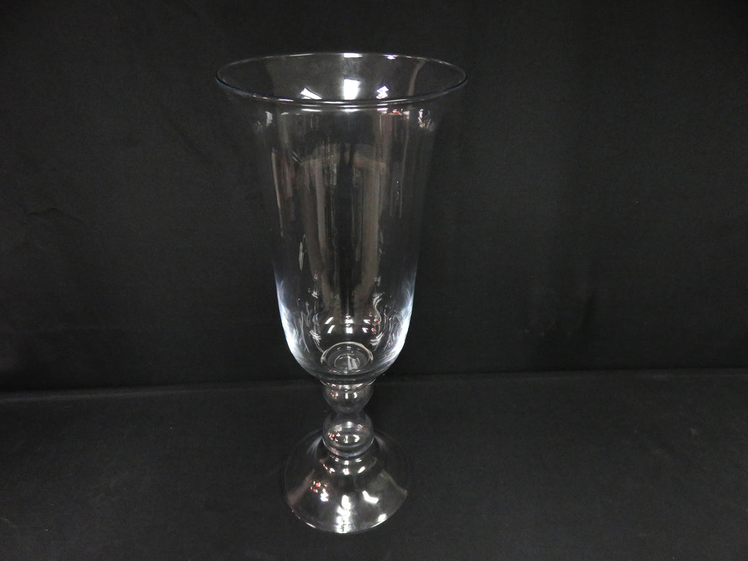 Handlblown Clear Glass Hurricane
