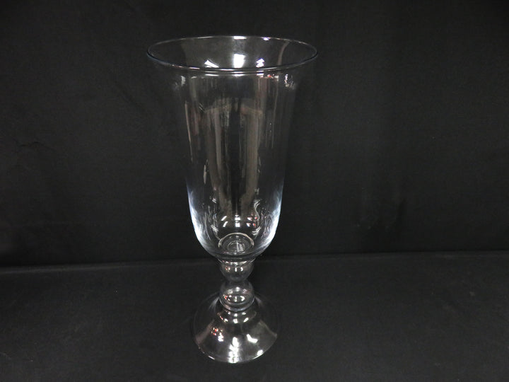 Handlblown Clear Glass Hurricane