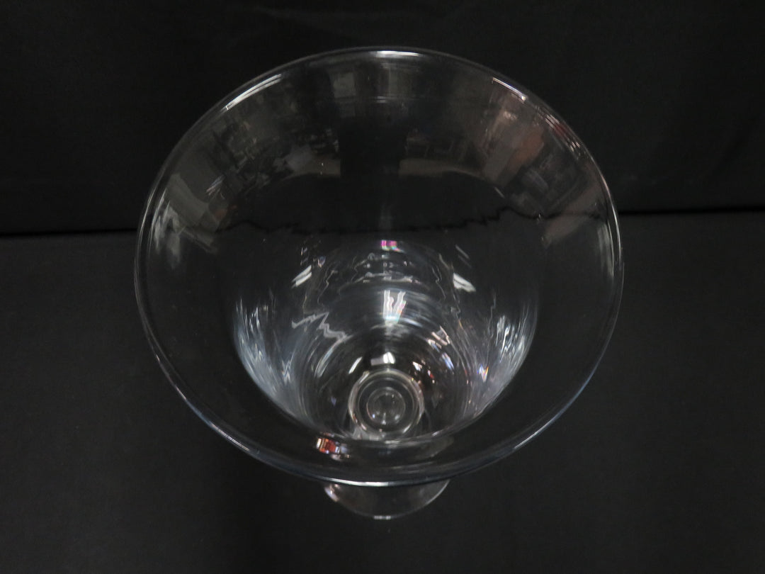 Handlblown Clear Glass Hurricane