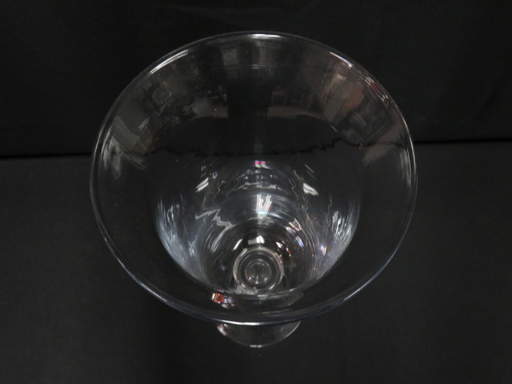 Handlblown Clear Glass Hurricane