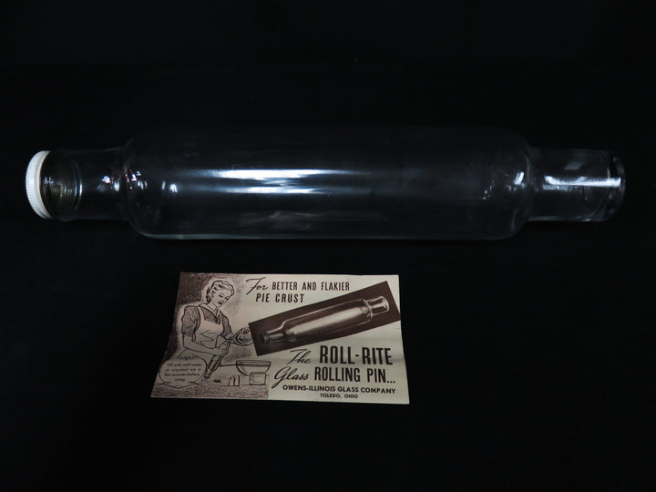 Vintage Glass Rolling Pin