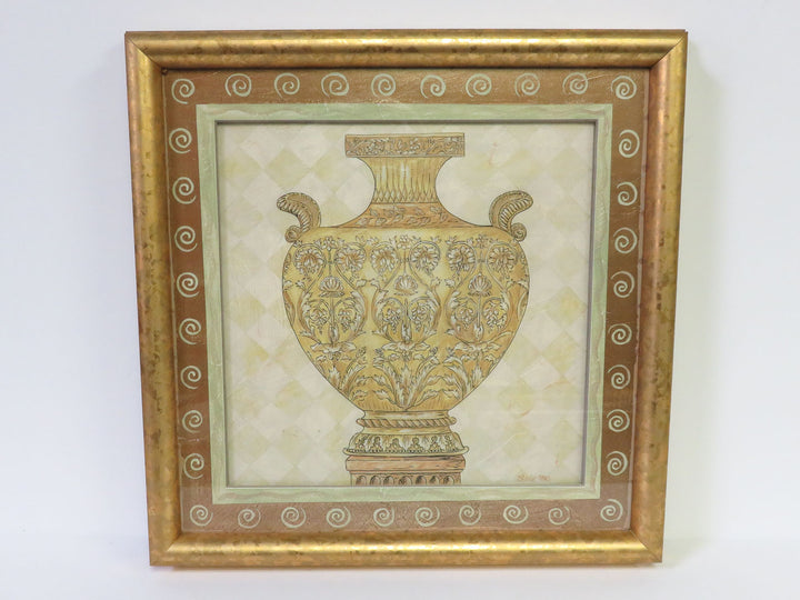 Gold Urn Print