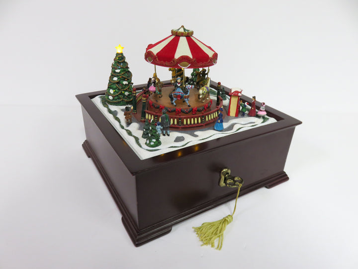 Christmas Carousel Music Box