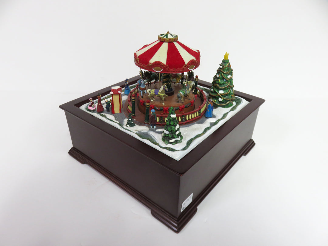 Christmas Carousel Music Box