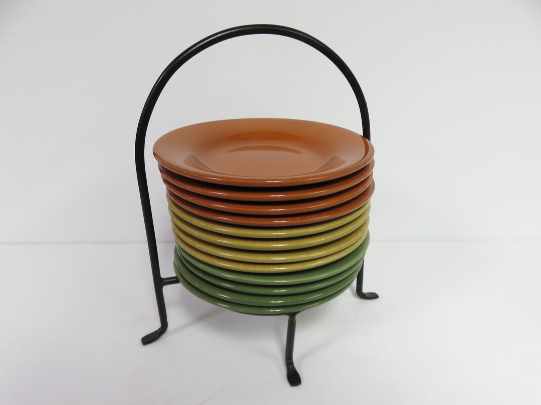 tag Appetizer Plates & Stand