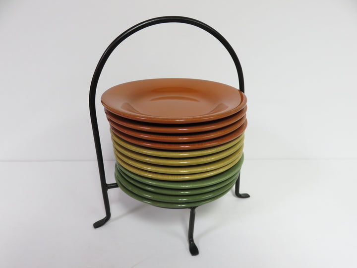 tag Appetizer Plates & Stand