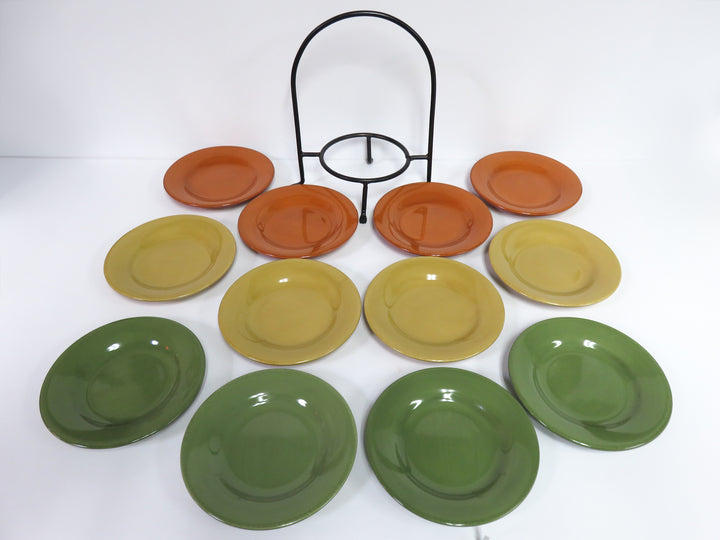 tag Appetizer Plates & Stand