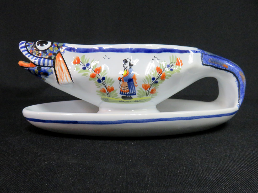 Vintage Quimper Gravy Boat