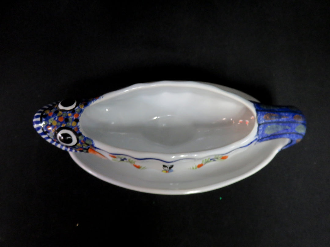 Vintage Quimper Gravy Boat