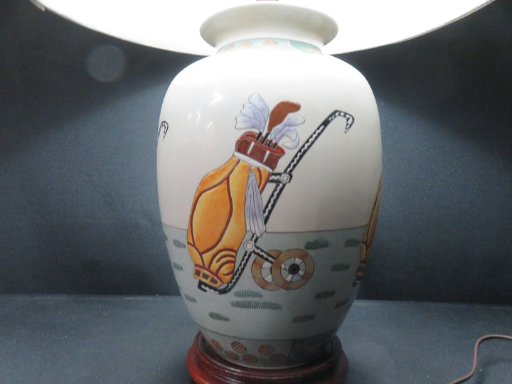 Golf Motif Table Lamp
