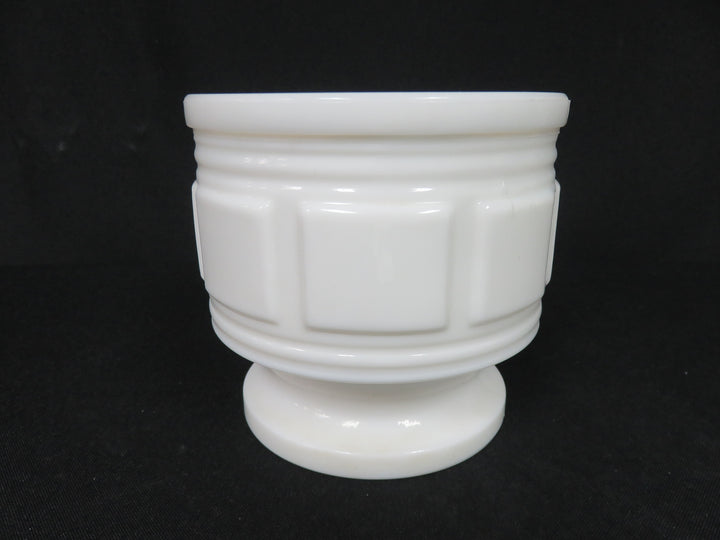 Vintage Milk Glass Planter