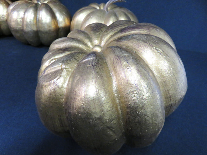 Metallic Gold Pumpkins