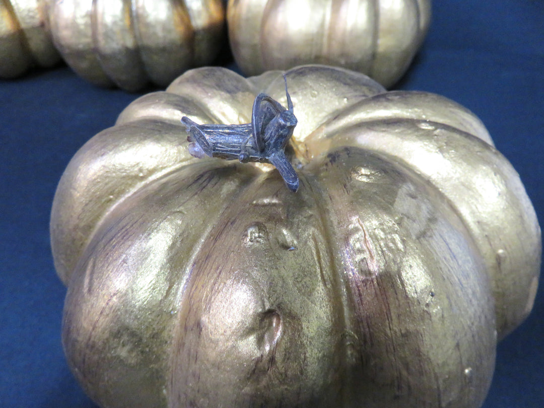 Metallic Gold Pumpkins