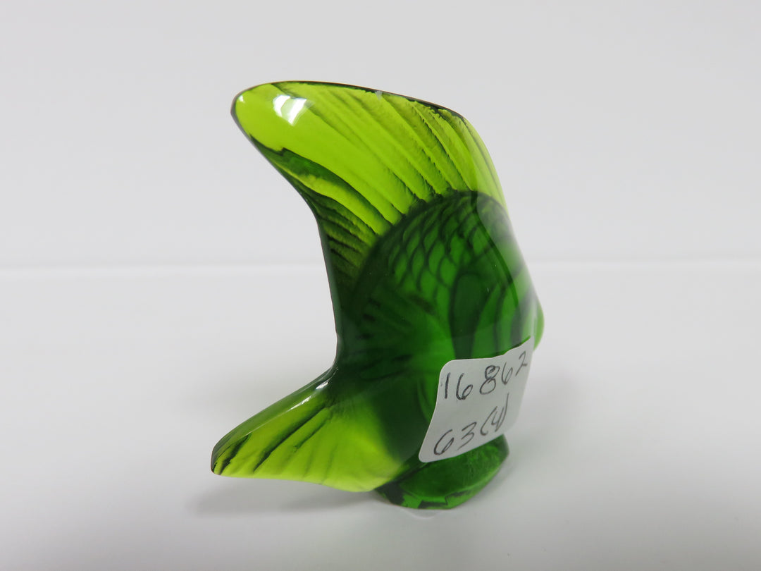Lalique Green Fish Figurine