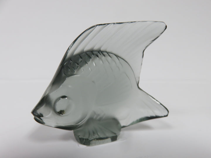 Lalique Grey Fish Figurine