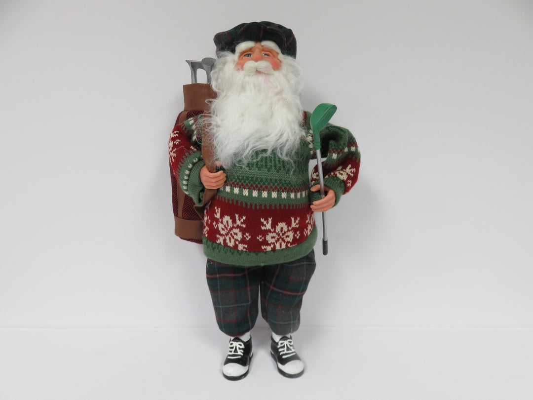 Golfing Santa